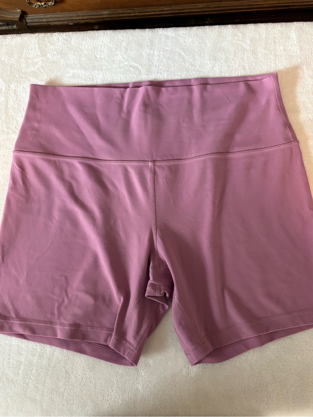lululemon athletica High-Waist Dusty Mauve Bike Shorts